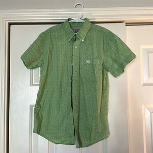 Boys cinch button down